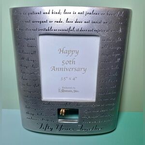 Roman Inc. 50th Anniversary "Fifty Years Together" Picture Frame